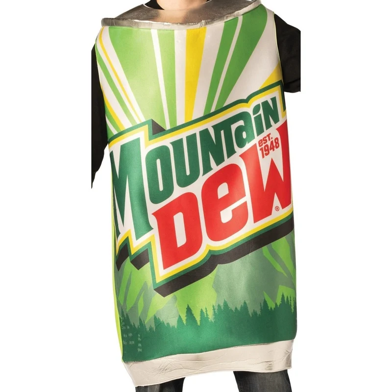 Mountain Dew Can Costume for Adults