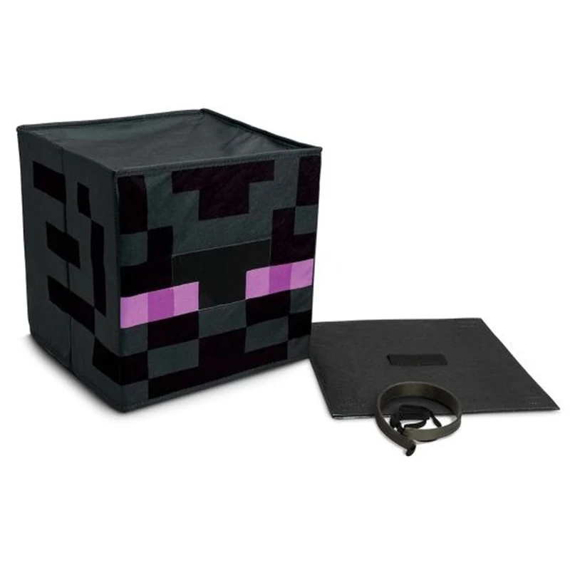 Enderman Block Head Mask for Kids, Minecraft