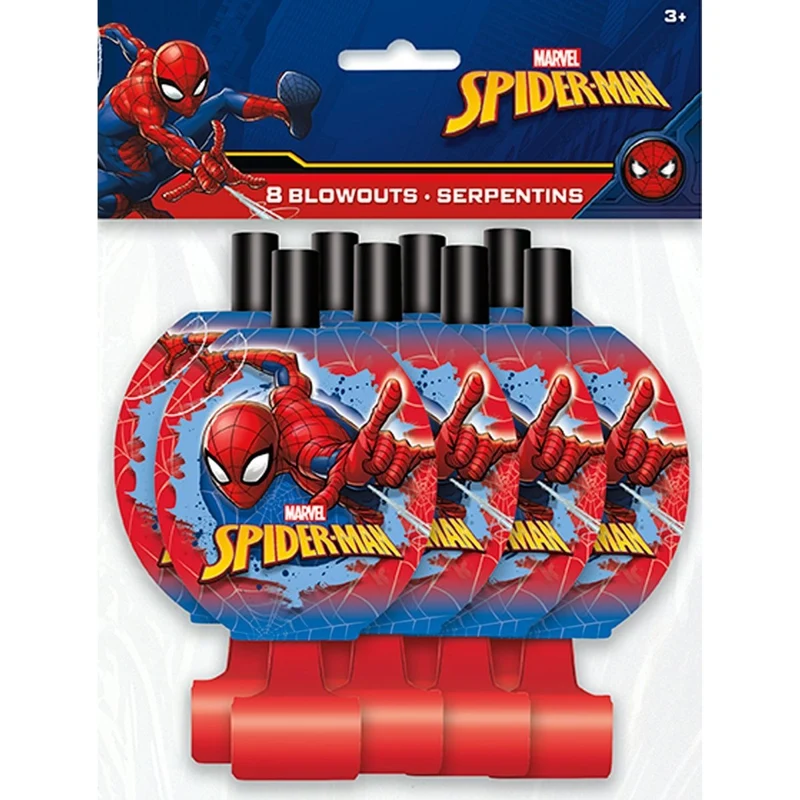 Spider-Man Birthday Blowouts, Marvel, 8 Count