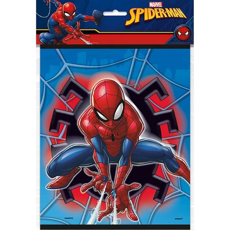 Spider-Man Birthday Favour Bags, Marvel, 8 Count