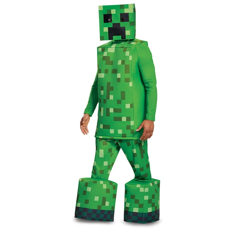 Creeper Prestige Costume for Adults, Minecraft