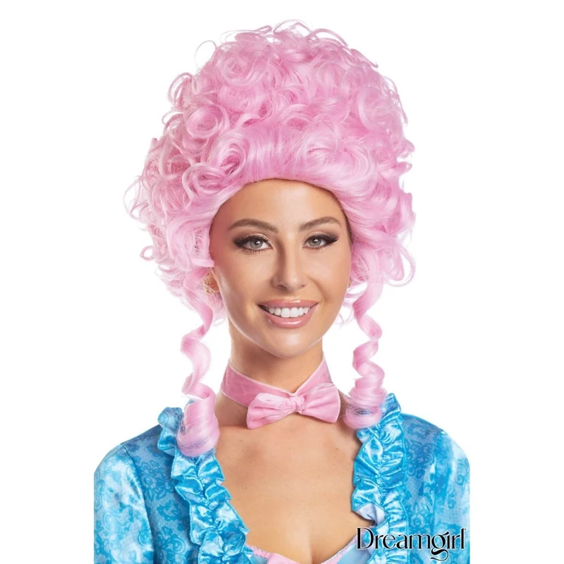 Pink Queen Marie Wig for Adults