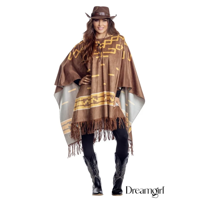 Cowboy Poncho for Adults