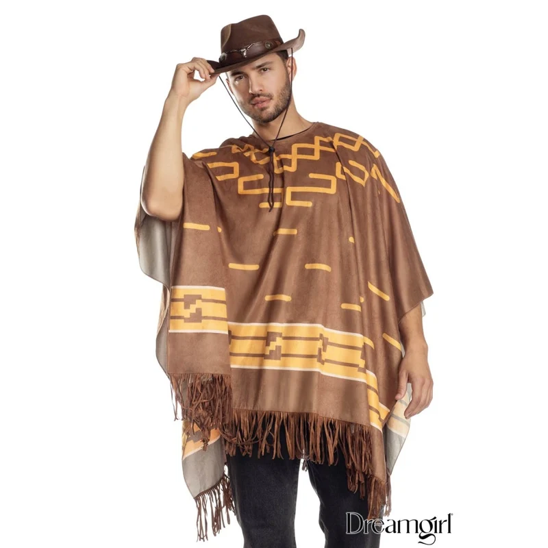 Cowboy Poncho for Adults