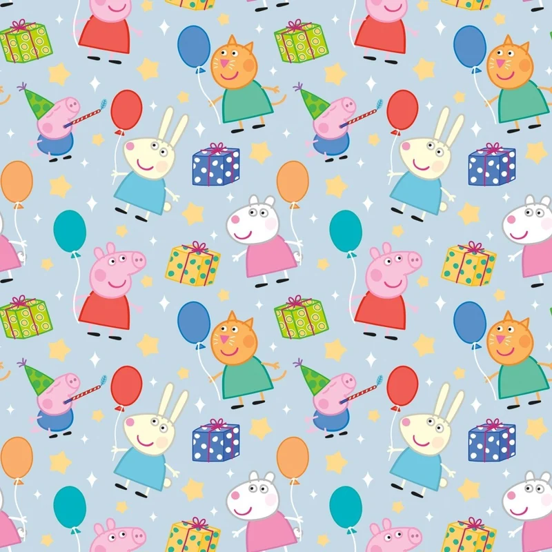 Peppa Pig Birthday Gift Wrap Roll, 30 x 60 Inches, 1 Count
