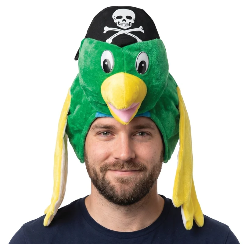 Pirate Parrot Hat for Adults
