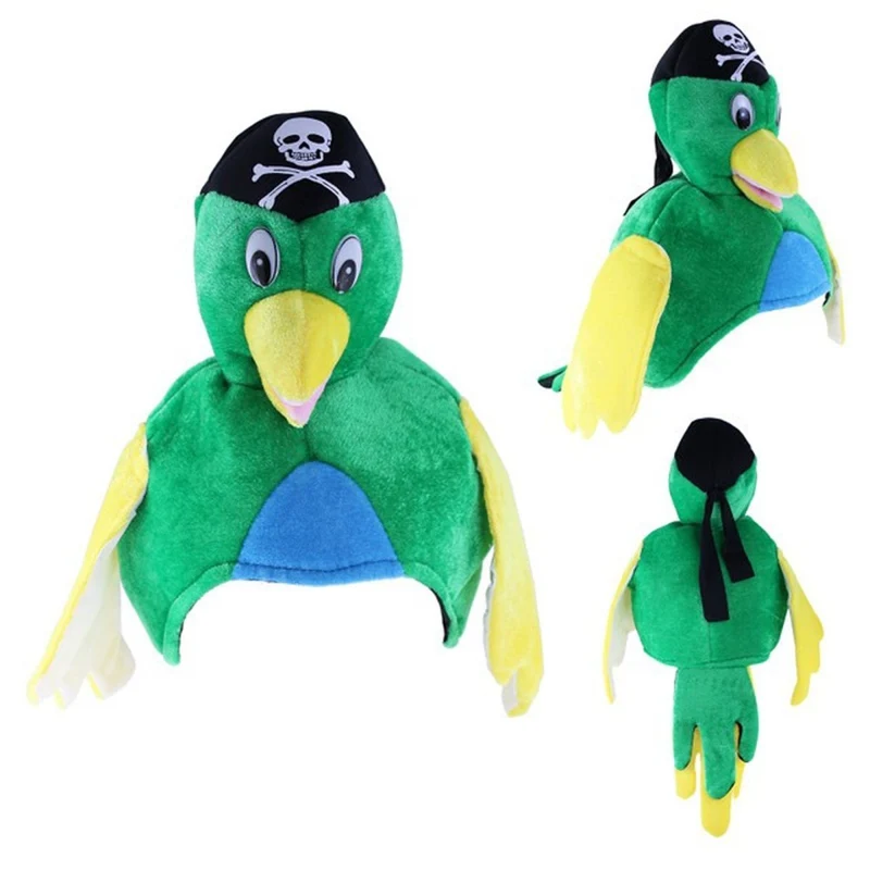 Pirate Parrot Hat for Adults