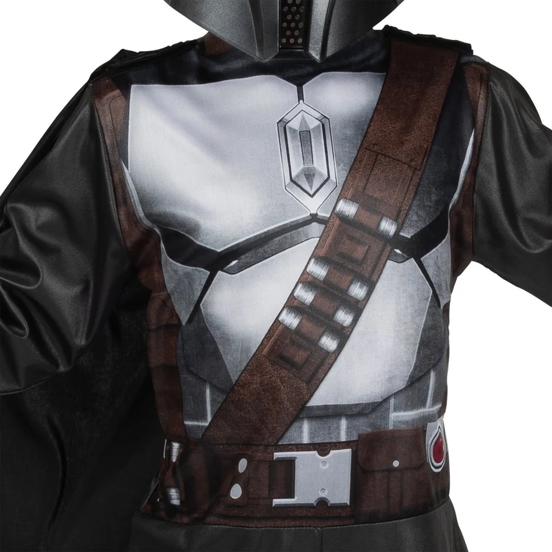 The Mandalorian Costume for Kids, Star Wars, Jumpsuit with Attached Cape
