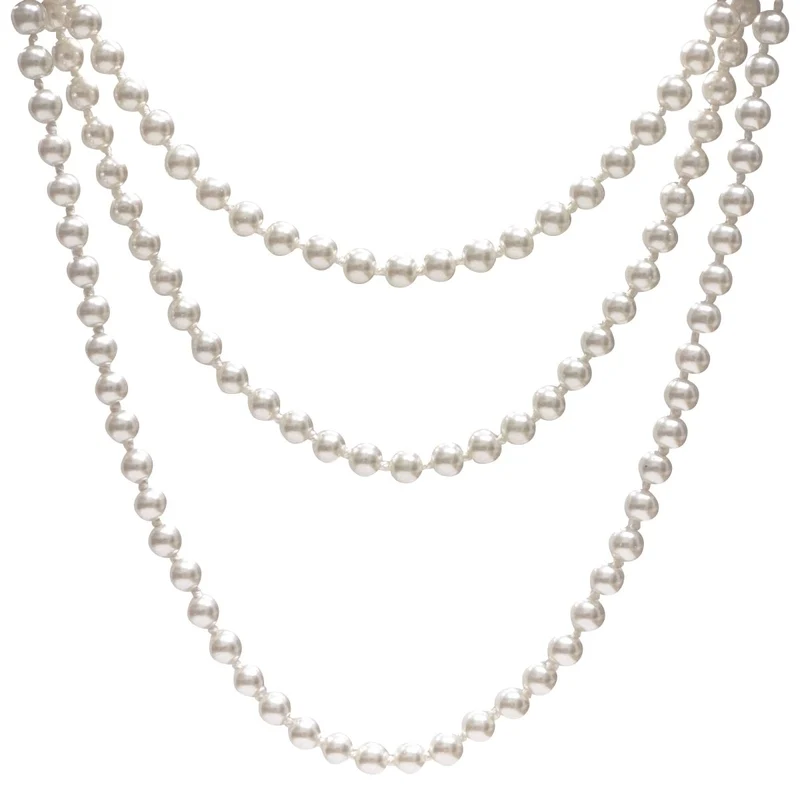 Pearl Necklace, 56 Inches, 1 Count