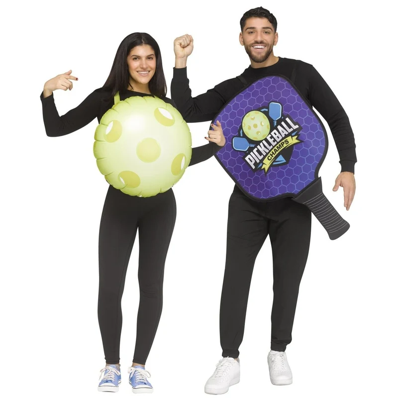 Pickleball Pair Couple Costume for Adults