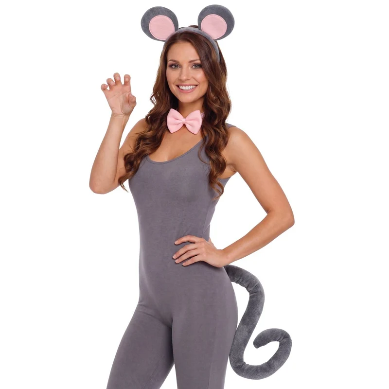 Grey Mouse Accessory Kit for Adults