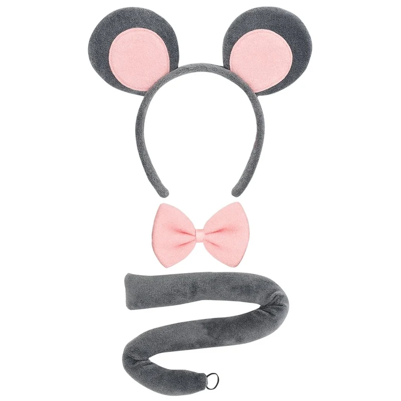 Grey Mouse Accessory Kit for Adults