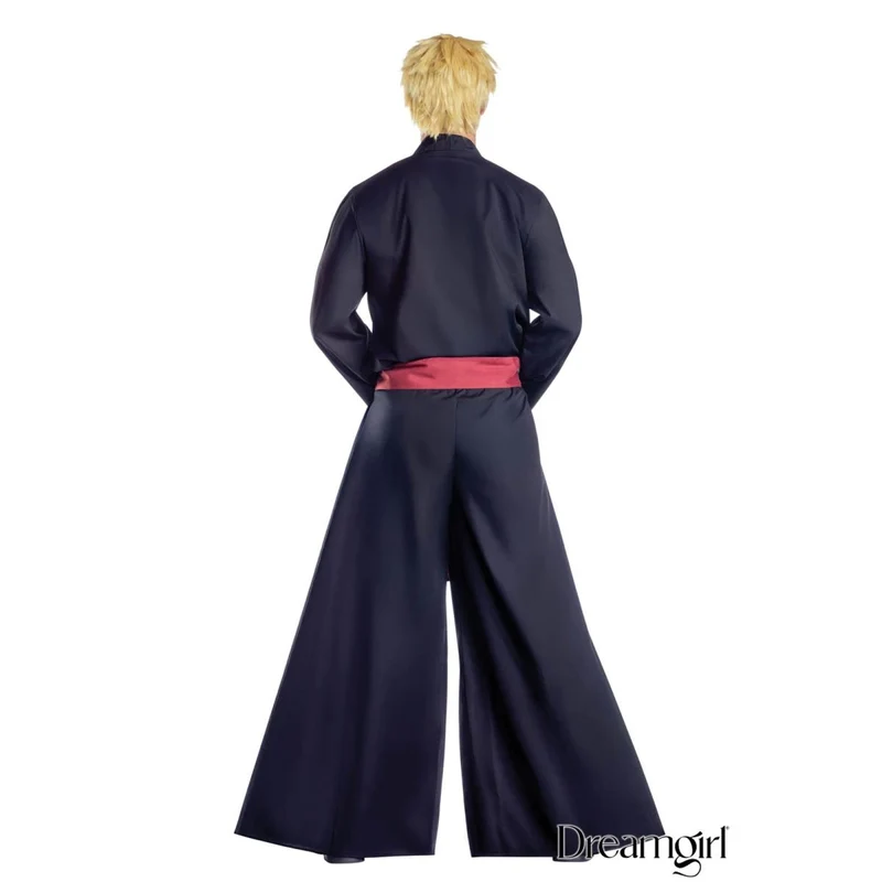 Samurai Costume for Adults, Black Shirt and Pants