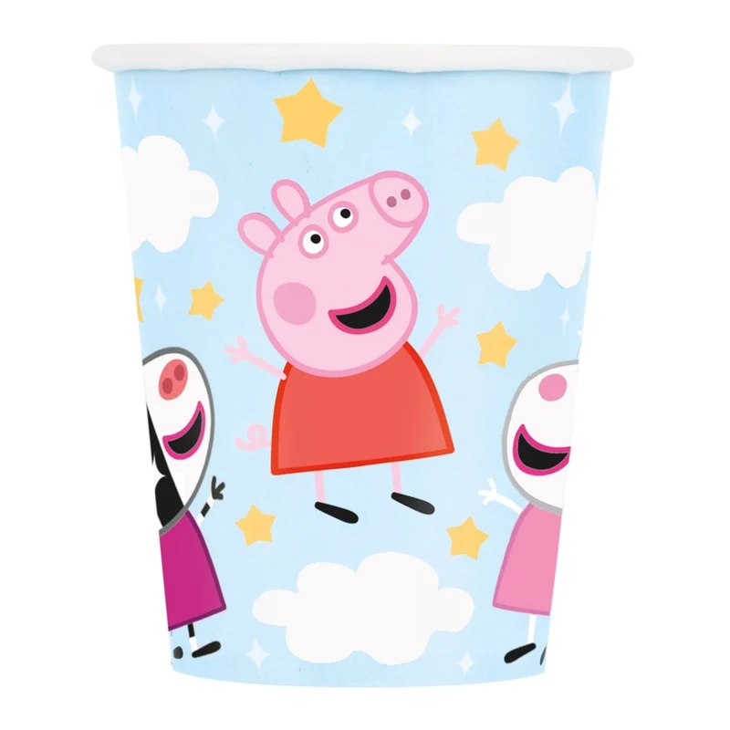 Peppa Pig Birthday Paper Cups, 9 Oz, 8 Count