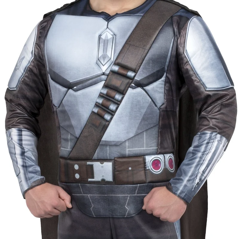 Star Wars Mandalorian Qualux Costume for Adults, Jumpsuit and Cape