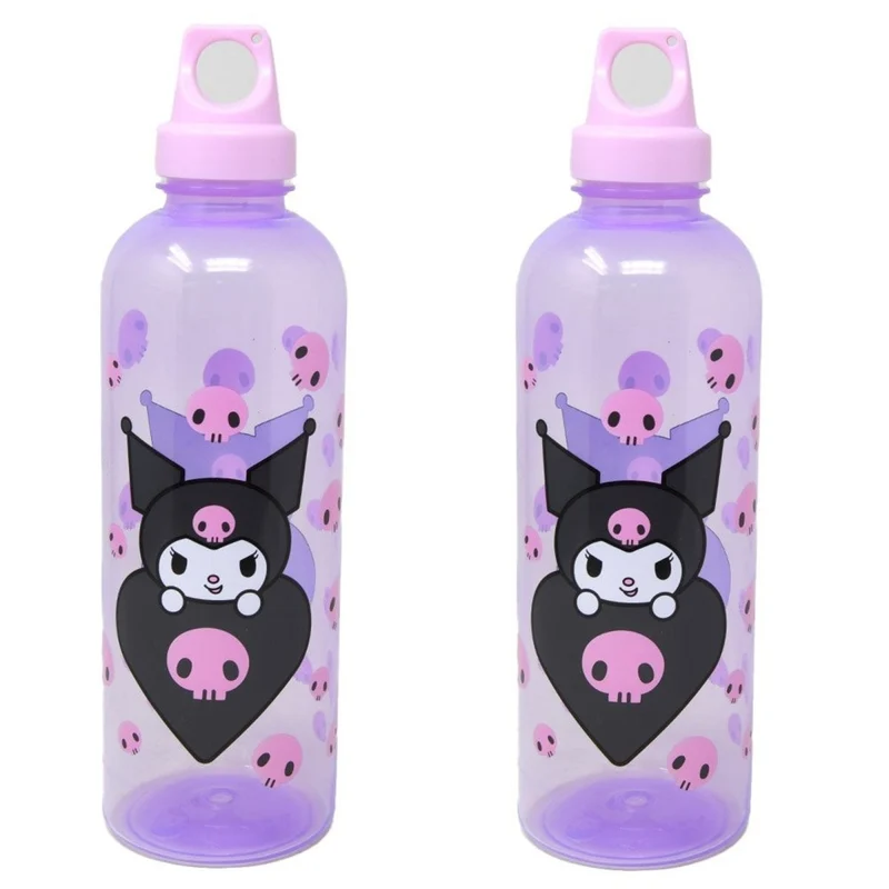 Hello Kitty Kuromi Reusable Plastic Water Bottle, 30 Oz, 1 Count