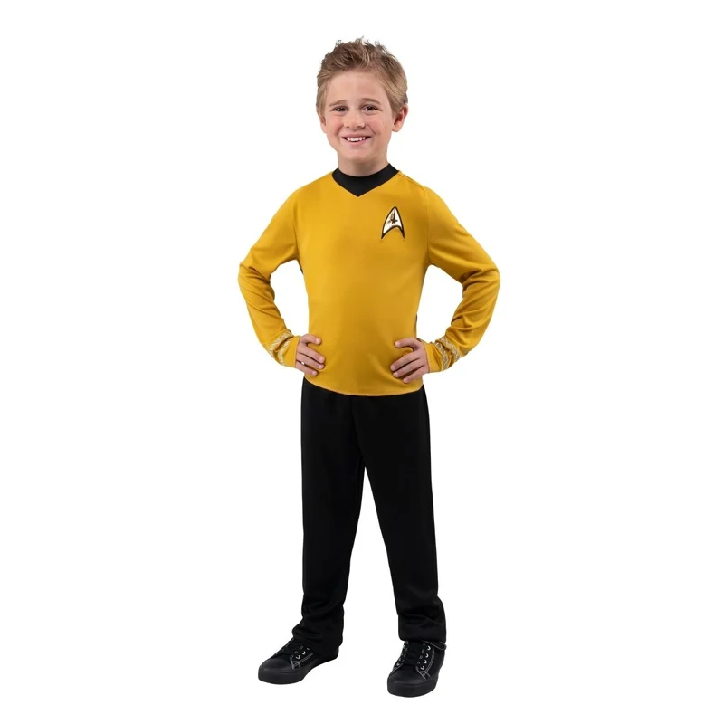 Captain Kirk Costume for Kids, Star Trek, Top and Pants