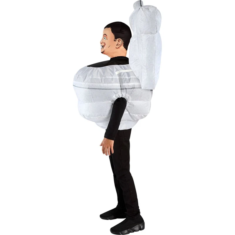 Skibidi Toilet Inflatable Costume with Mask for Kids