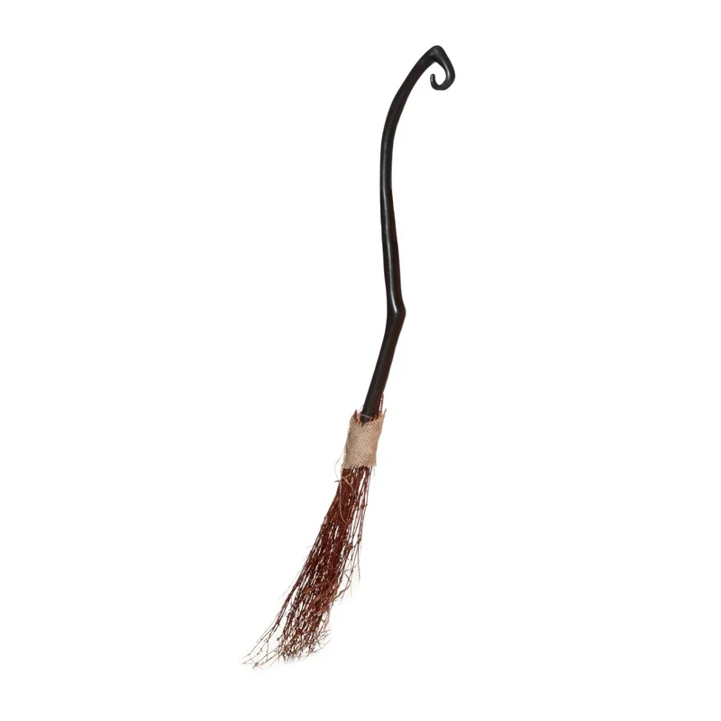 Brown Witch Broom, 1 Count
