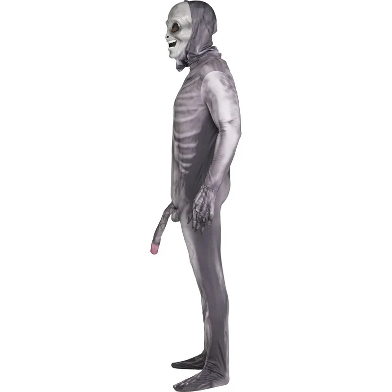 Alien Prober Costume for Adults, Jumpsuit with Mask