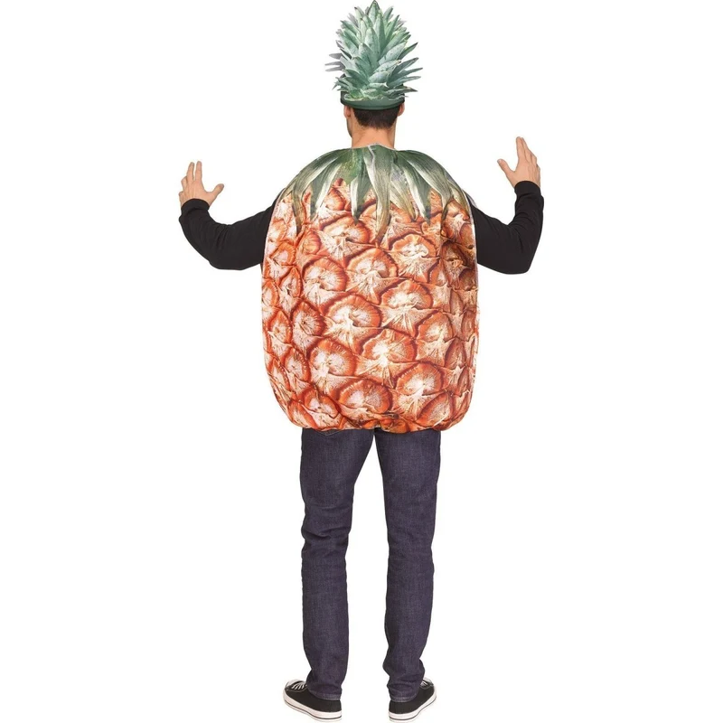 Pineapple Costume for Adults, Tunic and Hat