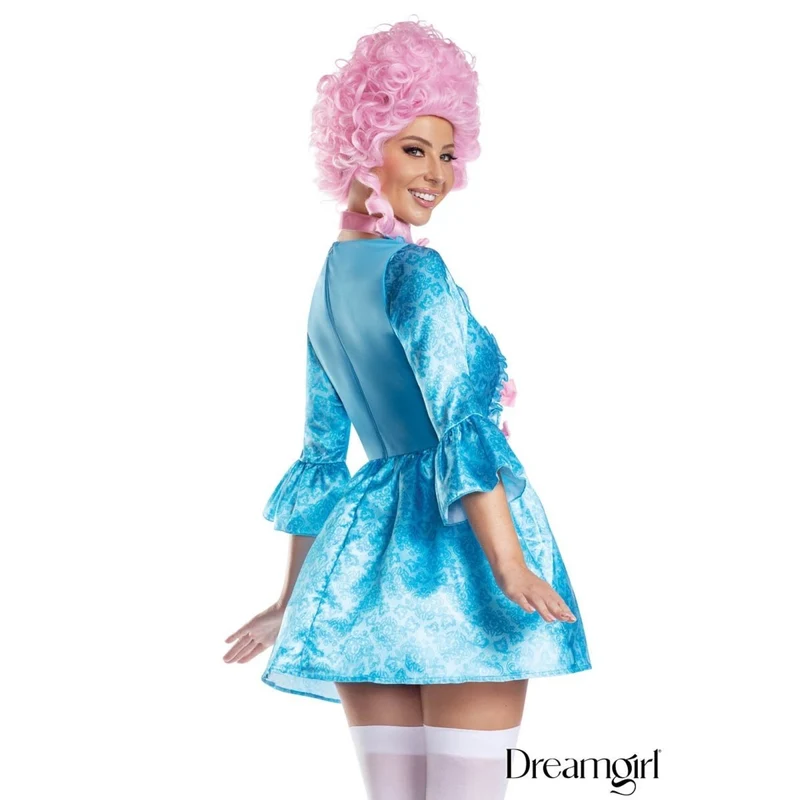 Queen Marie Costume for Adults, Blue Dress