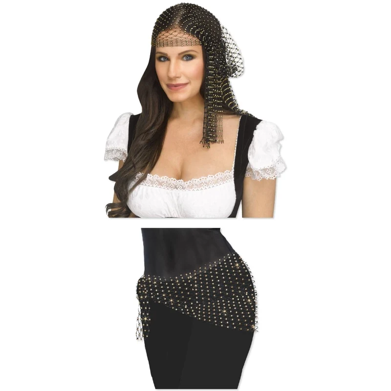 Bling Head and Hip Scarf for Adults