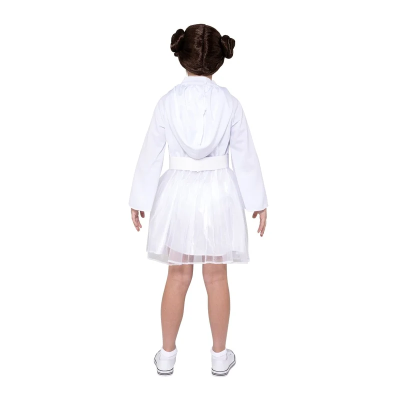 Princess Leia Costume for Kids, Star Wars, White Hooded Dress