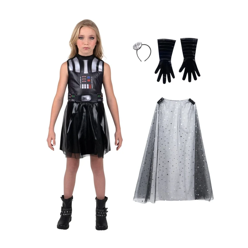 Darth Vader Dress Costume for Kids, Star Wars
