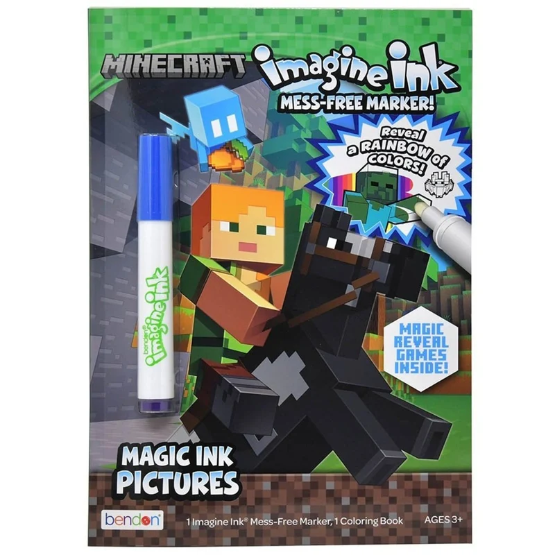 Minecraft Imagine Ink Coloring Book, 1 Count