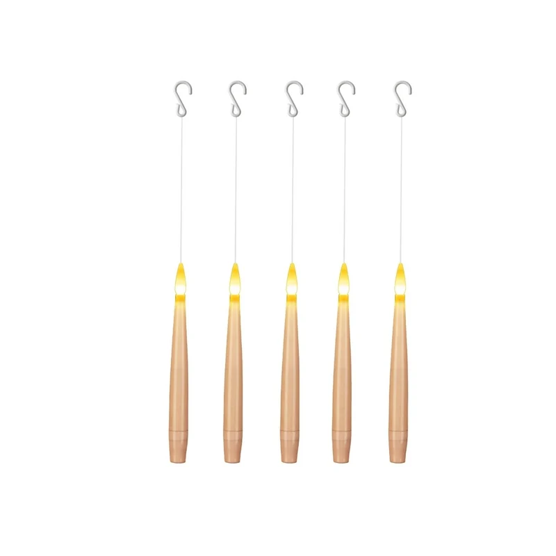 Hanging LED Candles, 5 Count