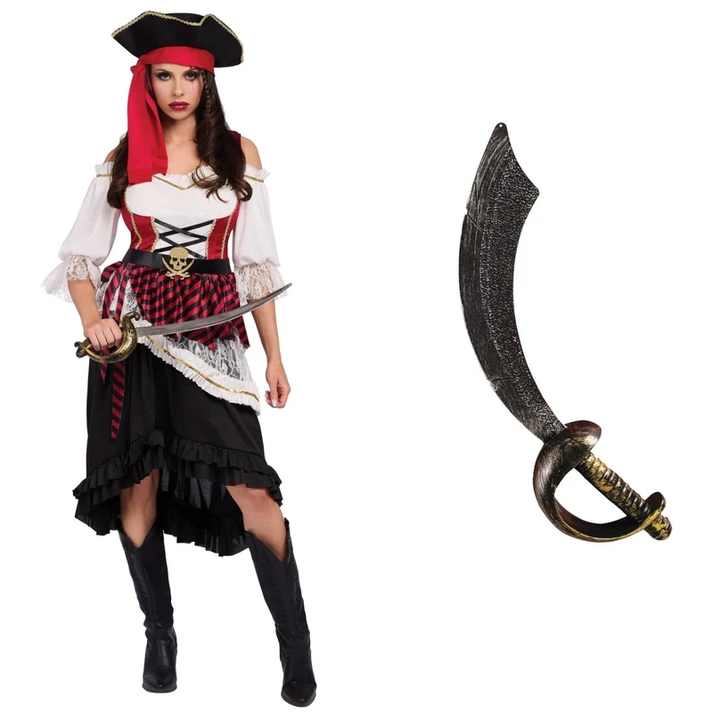 Pirate of the Sea Dress Costume Kit for Adults