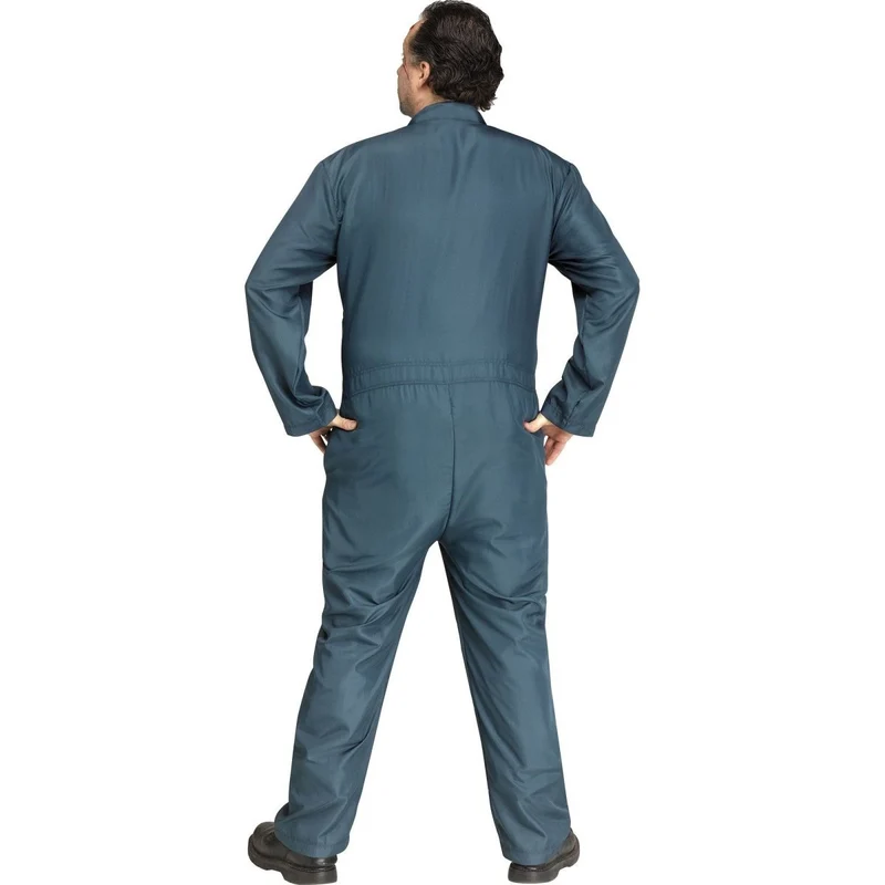 Maniac Mechanic Costume for Adults, Blue Coveralls