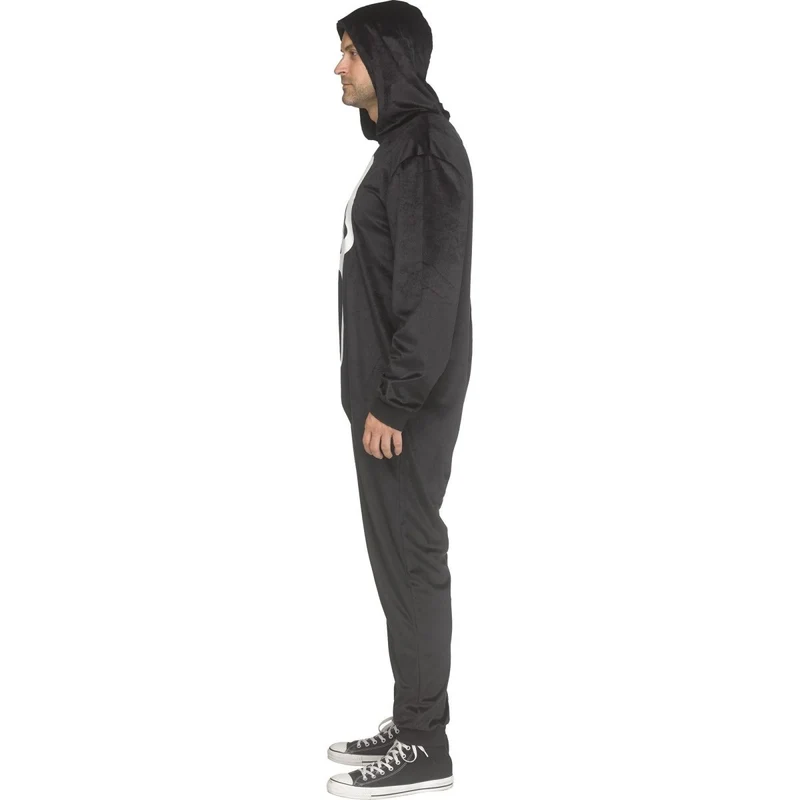 Ghost Face Jumpsuit Costume for Adults