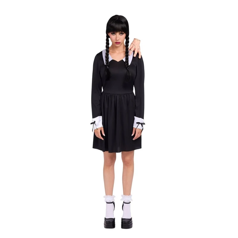 Midnight Mind Costume for Adults, Black Dress
