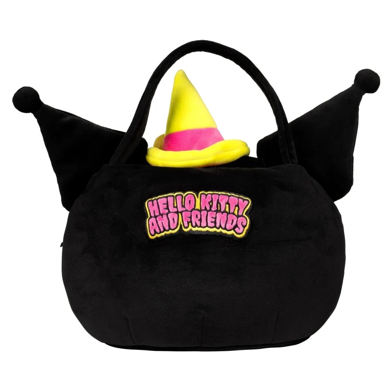 Kuromi Plush Treat Pail, Hello Kitty, 1 Count