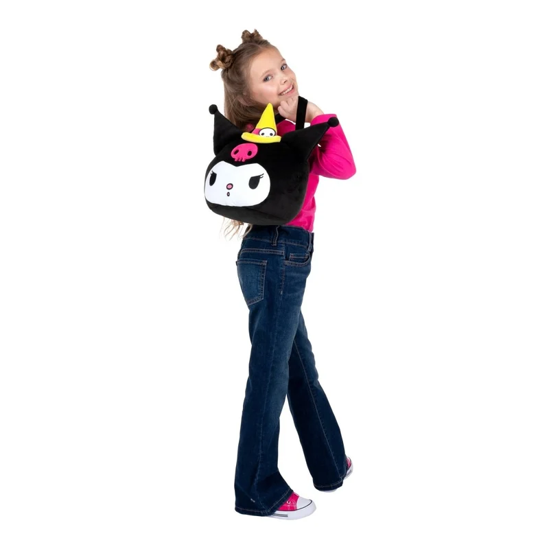 Kuromi Plush Treat Pail, Hello Kitty, 1 Count