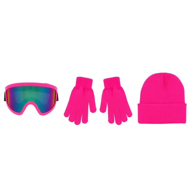 Neon Pink Winter Festival Set for Adults