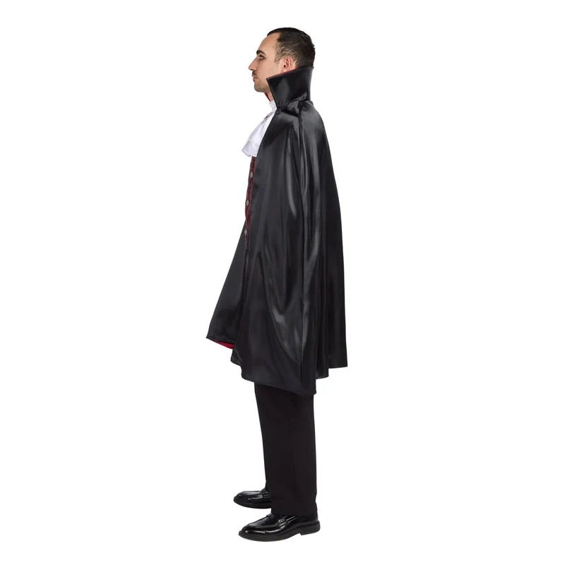Classic Vampire Plus Size Costume for Adults, Vest, Tie and Cape