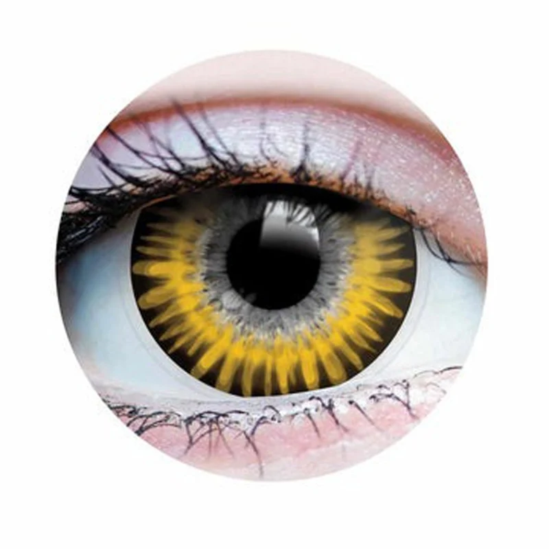 PRIMAL® Temptress Chestnut - Brown Coloured Contact Lenses, 3 Month Usage