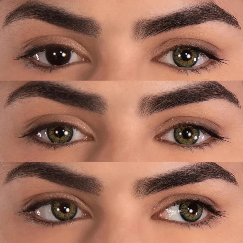 PRIMAL® Sunrise Jade - Green Coloured Contact Lenses, 3 Month Usage