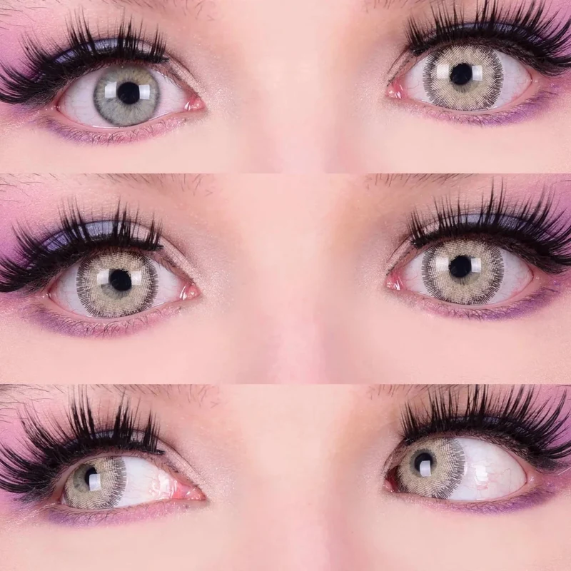 PRIMAL® Crystal Hazel - Frosted Hazel Coloured Contact Lenses, 3 Month Usage