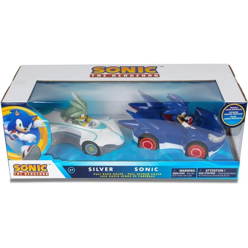 Sonic Pull Back Vehicle, 1 Count