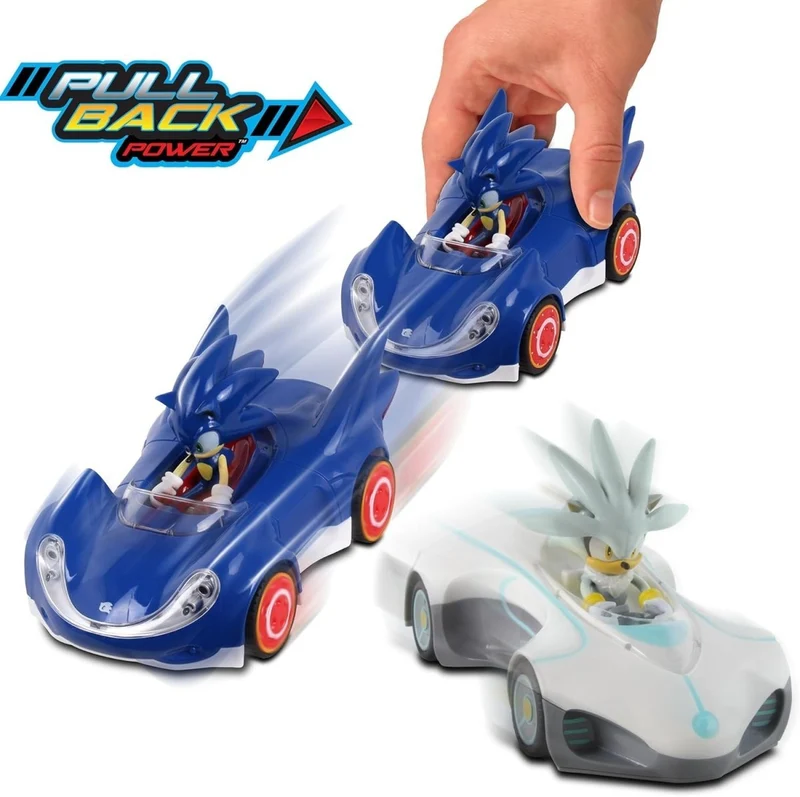 Sonic Pull Back Vehicle, 1 Count