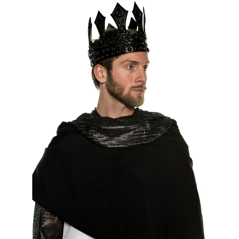 King's Black Foam Crown, 1 Count