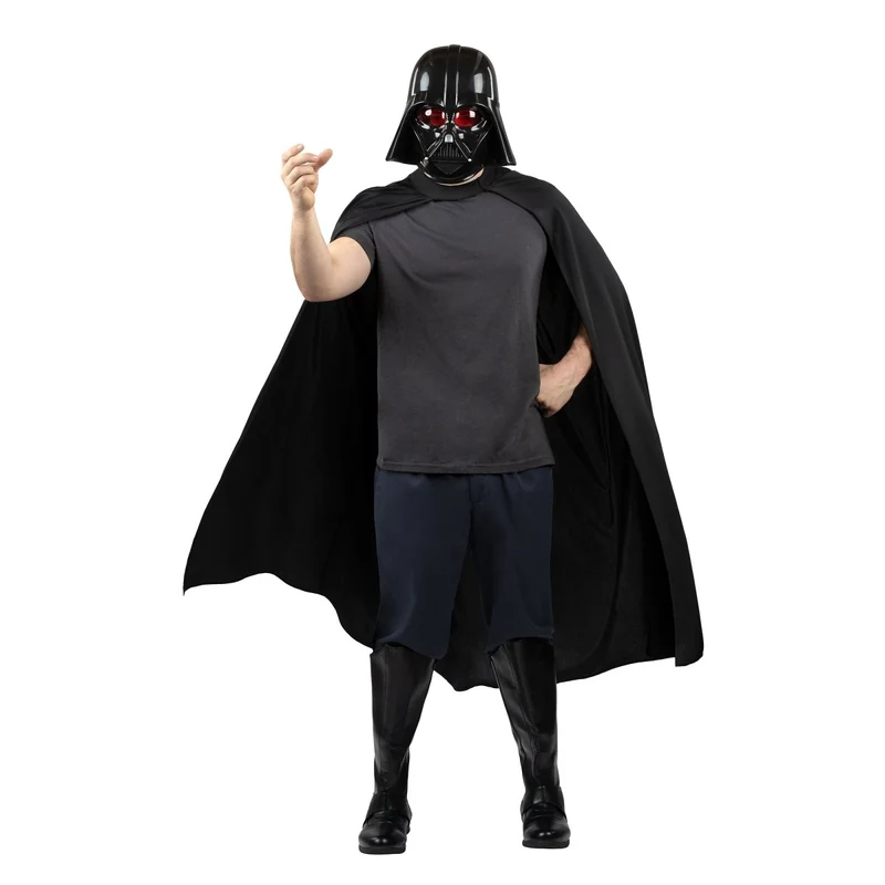 Darth Vader Cape and Mask Set for Adults, Star Wars, 1 Count