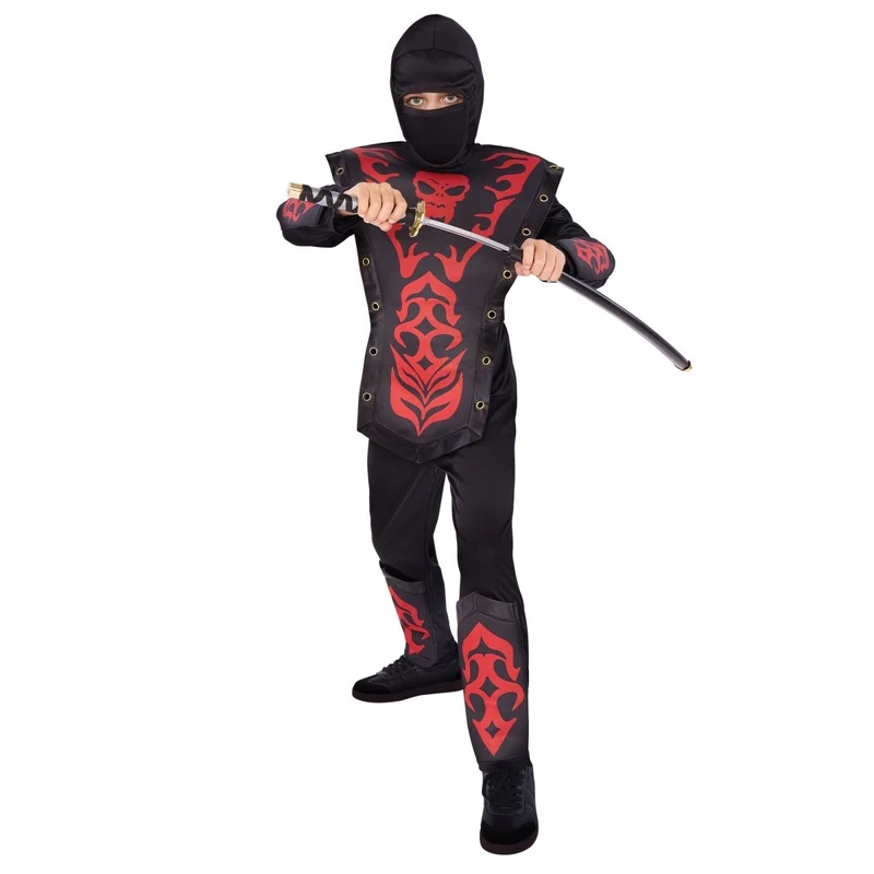 Cobra Ninja Costume for Kids, Jumpsuit with Balaclava