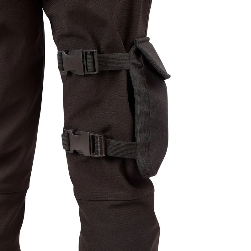 Swat Costume for Kids, Black Vest, Cap and Leg Pouch