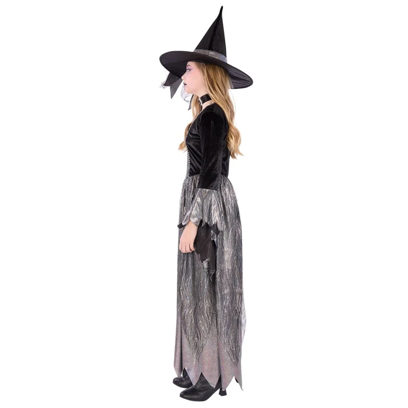 Silver Witch Costume for Kids, Silver Dress