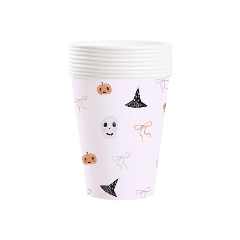 Frightfully Adorable Paper Cups, 9 Oz, 8 Count